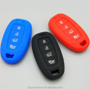 Funda de Silicona para Llave Inteligente para Modelos NEXO, para <span class=keywords><strong>Tucson</strong></span>, Santa Fe, Sonata, para <span class=keywords><strong>Hyundai</strong></span> - Product Image 2