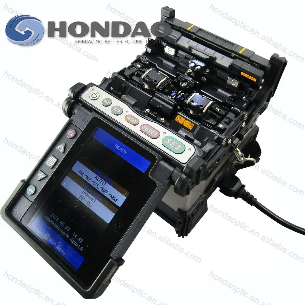 Hondao Otomatik Akıllı Optik ekleme fuji kura 60 s makinesi mini fiber fusion splicer FFS-60B