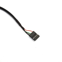 Cable Micro USB con Conector Hembra Dupont de 2.54mm, Ángulo Izquierdo/Derecho, Conductor de Cobre Puro, Blindaje Trenzado, 12 Meses de Garantía
