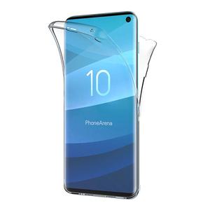 Coque de protection complète 360 degrés, étui en Silicone TPU Ultra mince pour Samsung Galaxy S10 S10 Plus