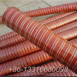 Manguera <span class=keywords><strong>flexible</strong></span> de silicona resistente al calor 300 ℃ tubo de ventilación Conducto de entrada de aire Hvac conducto de aire para frenos fríos y calientes - Product Image 4