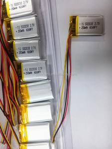 Chinesische hersteller 502030 250 mAh <span class=keywords><strong>3</strong></span>,7 V Lipo batterie - Product Image 6