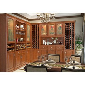Top คุณภาพ MDF ไม้ทึบ wine rack จัดเก็บตู้ - Product Image 2
