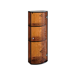 Manufacturer Waterproof Three Layers Chinese <strong>Shower</strong> Room Transparent <strong>Glass</strong> case Bathroom <strong>Shelves</strong> - Product Image 2
