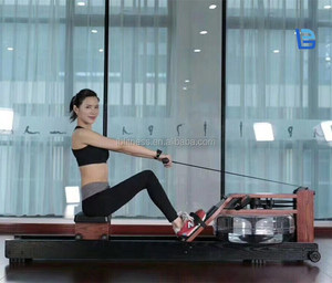 Commercial Fitness Equipment/Gym Equipment Ash LB-E19 Series S4 Monitor Indoor Cardio Wooden Frame Water <strong>Rowing</strong> <strong>Machine</strong> - Product Image 5