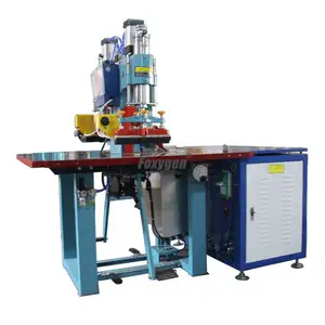 China Fabriek Prijs Snelheid 5-8 Kw Hoge Frequentie Twee Hoofden Pvc Plaat Lassen Machine