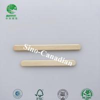 Bâtonnets de crème glacée faits maison en bois de bouleau, écologiques, flexibles, empilables, réutilisables, en vrac/lot, avec logo personnalisé, pas chers