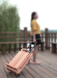 Top bán Bốn bánh xe đẩy trường hợp sáng tạo Gấp pháp giá vẽ cho phác thảo và sơn - Product Image 2