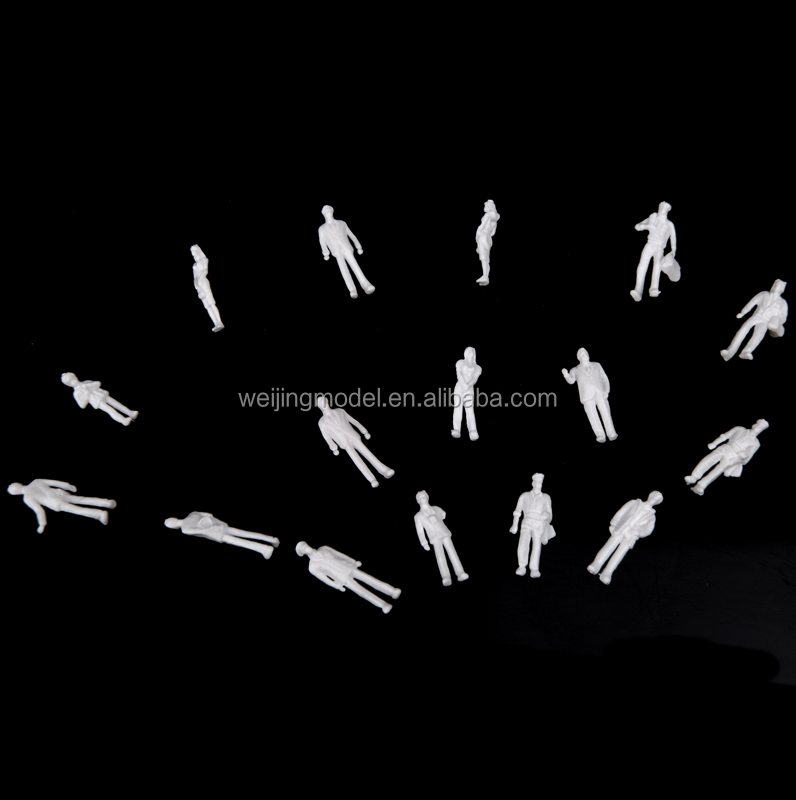 Белая фигурка 1/100 для архитектурных модельных материалов