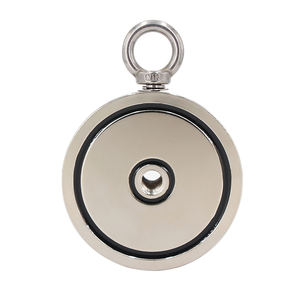 Vòng Tròn Hai Mặt Siêu Mạnh Nam Châm Neodymium Hình Tròn Cứu Hộ Câu Cá Nam Châm Công Nghiệp <span class=keywords><strong>Ndfeb</strong></span> 600KG 1322LBS D136mm - Product Image 4