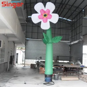 5m aufblasbare Blumen ballon Wavey Sky Tänzer