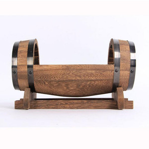 Seau élégant de baril de vin en bois de Paulownia de Logo personnalisé haut de gamme pour la décoration de <span class=keywords><strong>bière</strong></span> ou de vin - Product Image 2