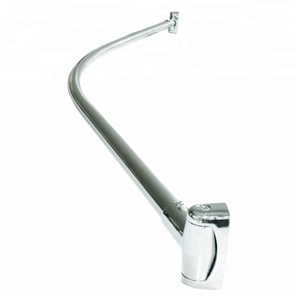 QJMAX High Quality Adjustable Stainless Steel Wall Mounted <strong>Curved</strong> <strong>Shower</strong> <strong>Curtain</strong> <strong>Rod</strong> - Product Image 3