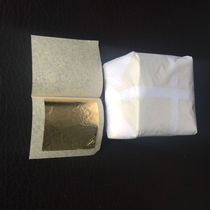 Gold Leaf Sheet 4.33X4.33CM 8X8CM 9.33X9.33CM Painting Decoration And Cosmetic 24K Pure Gold Foil 98 Pure Gold Foil