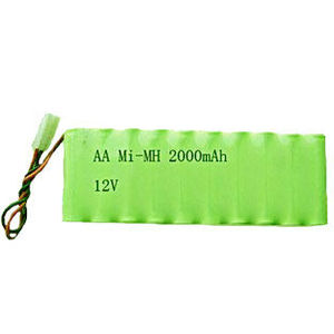 산업 지원 사용 AA2000mAh Ni-Mh 12 볼트 충전식 배터리 팩 와이어 커넥터 - Product Image 5