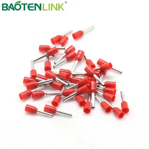 BAOTENG E1508 cheapest electrical tin plated insulated wire ferrules end sleeve cord end terminal