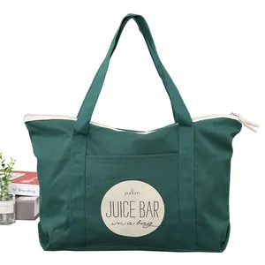 Small Order Welcome Custom Make Nature Color Cotton Shopping Bag Cotton