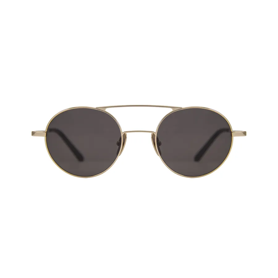 Men's Sunglasses 2021 New Arrival Retro Round Circle Metal Sunglasses Black Titanium Sunglasses Men