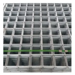 用于建筑和工业应用的镀锌钢焊接网面板6毫米方孔丝网