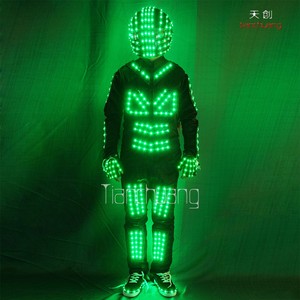 DMX 512 luz LED Controlado robot traje, más populares led robot cordoba argentina - Product Image 5