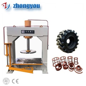 Petite presse hydraulique pour pneus pleins de véhicules lourds d'ingénierie - Product Image 2
