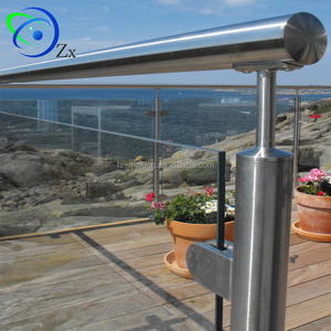 Clôture de garde-corps extérieur et intérieur, <span class=keywords><strong>balustrade</strong></span> en verre laminé et acier inoxydable 304/316, <span class=keywords><strong>balustrade</strong></span> accessoire vestibule - Product Image 3