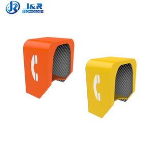Cabine téléphonique insonorisée J&R JR-TH-01 avec réduction du bruit de 23 dB, pour appels publics, montage sur pilier, télécommunications - Product Image 4