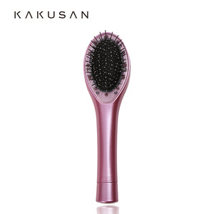 Accesorios de moda Estilismo Desenredante Cepillo de pelo eléctrico Grado de salón Acolchado Compacto Iónico Anti-Pérdida de cabello Sin enredos Salón - Product Image 3