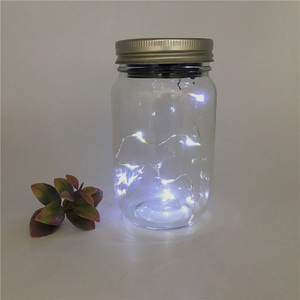 Alta calidad En Relieve solar mason jar 1000 ml con tapa de Navidad decoraciones - Product Image 1