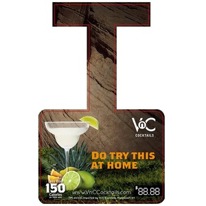 Tùy chỉnh pop kệ wobbler kệ <span class=keywords><strong>talker</strong></span> với dán đôi bên băng - Product Image 1