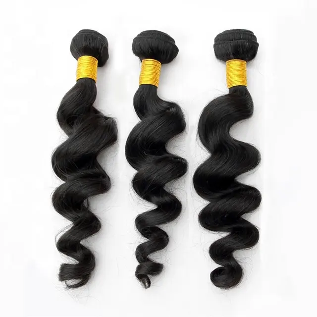 Tissage de cheveux brésiliens 100% naturels Remy — ali queen, cheveux humains, vierges, cuticules