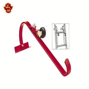Customized Steel Metal Mount Hook for <strong>Hanging</strong> <strong>Ladder</strong> Heavy Duty <strong>Ladder</strong> Roof Hook with Wheel - Product Image 3