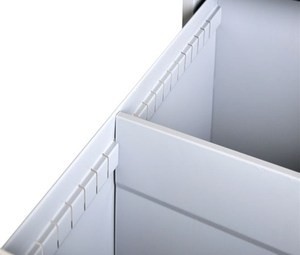 <span class=keywords><strong>Rangement</strong></span> 2 couleurs bon marché utilisé pour le bureau Mobilier de bureau en acier à abattre Classeur vertical à 4 tiroirs - Product Image 4