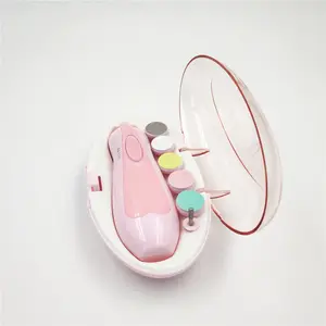 Coupe-ongles électrique avec 6 têtes différentes, pour bébé et nouveau-né