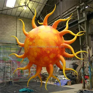 Event Stage Decoration Advertising Inflatable Sun With LED Light / inflatable product from China A289