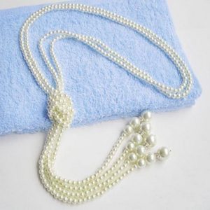 Collana lunga a catena maglione di perle a più strati alla moda all'ingrosso per fidanzamento o regalo di anniversario - Product Image 3