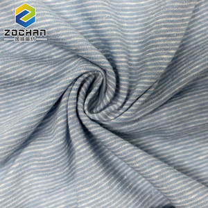 Produits à prix réduits <span class=keywords><strong>Coton</strong></span> Couleur De <span class=keywords><strong>Lin</strong></span> à Rayures Jersey Simple Tissu - Product Image 1