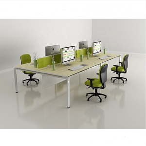 <span class=keywords><strong>2025</strong></span> Nhà Máy Thương Mại Nội Thất Văn Phòng Workstation Tủ Nhân Viên Máy Tính Bàn Tùy Chỉnh Cho 4/6 Người Với Kim Loại Có Thể Điều Chỉnh Chân - Product Image 2