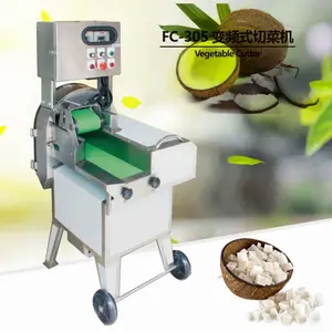 Electric cocout dicer machine for coconut dice processing FC-305