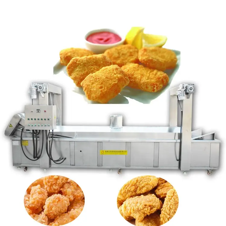 Industri Terus Menerus Ayam Deep Fryer Ayam Kfc Mesin Penggorengan