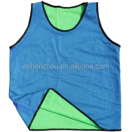 Colete esportivo de malha personalizado, roupa esportiva para futebol, babadores para treino masculino e infantil