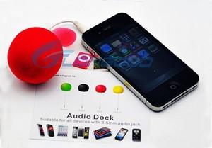 Bola <span class=keywords><strong>de</strong></span> esponja Mini Altavoz portátil con audio <span class=keywords><strong>jack</strong></span> <span class=keywords><strong>de</strong></span> 3.5mm para Móvil - Product Image 2