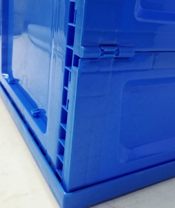 Boxes Storage Custom Design Heavy Duty Stacking Foldable Plastic Storage Box For Cargo Transport