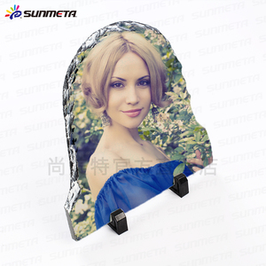 Blanco BlankSublimation <span class=keywords><strong>Roca</strong></span> Personalizada Foto De Pizarra - Product Image 2