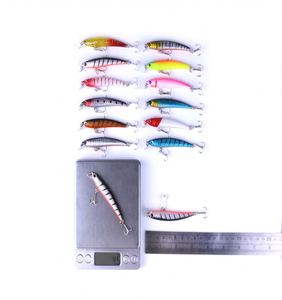 Venta al por mayor 360 g/set, simulación 3D ojo de pez hundimiento lento plástico duro Artificial PS caucho duro pintado Señuelos de Pesca - Product Image 3