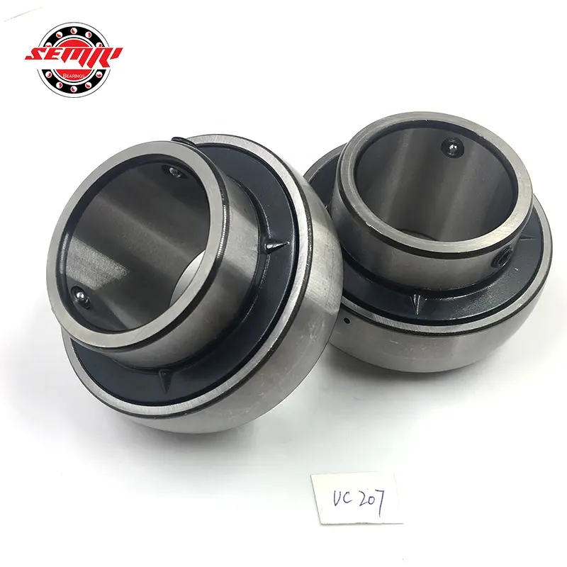 Nông nghiệp 1 1/2 "khoan hình cầu gối khối thiết lập vít khóa xuyên tâm UC gắn chèn bóng mang UC208-24