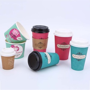 <span class=keywords><strong>Portabicchieri</strong></span> di <span class=keywords><strong>Carta</strong></span> Isolanti Termici Personalizzabili con Logo, Antigoccia, Monouso, da 8oz e 12oz, con Coperchi - Product Image 6