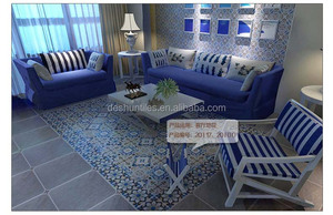 Azulejos Marroquíes Estilo Español Azulejos de Porcelana Azul y Blanco Azulejos Marroquíes - Product Image 6