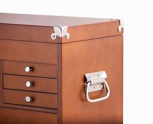 خشبي حديقة متعددة الأغراض صندوق تخزين العدة مع درج - Product Image 4