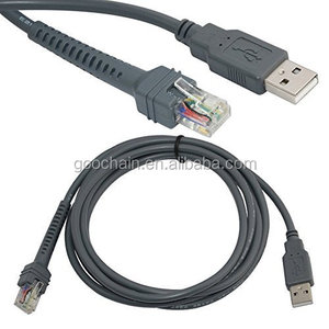 Tương Thích Mới Máy Quét Mã Vạch RJ45 / RJ50 Cáp <span class=keywords><strong>USB</strong></span> Cho Biểu Tượng CBA-U01-S07ZAR LS2208 LS4208 DS6708 - Product Image 4